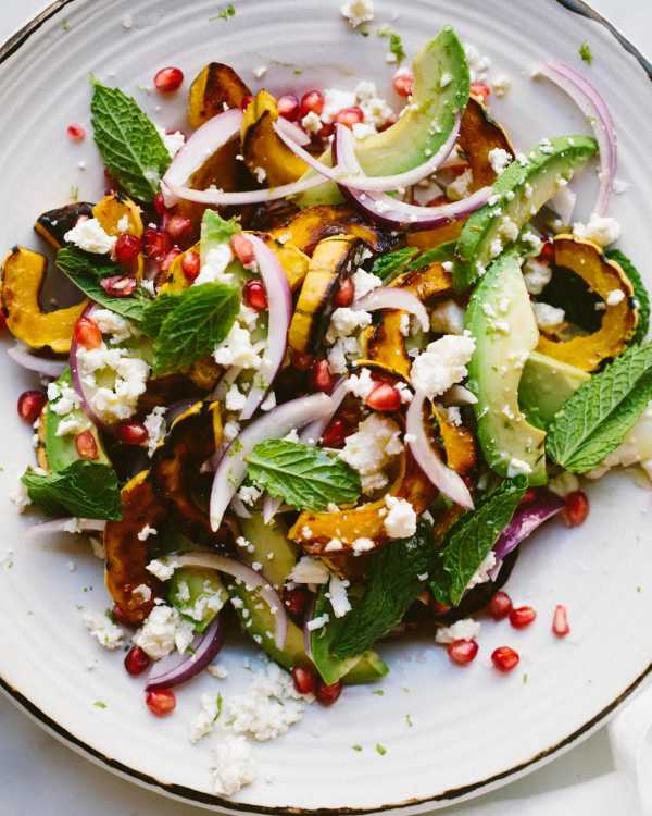 Roasted Delicata Squash Salad