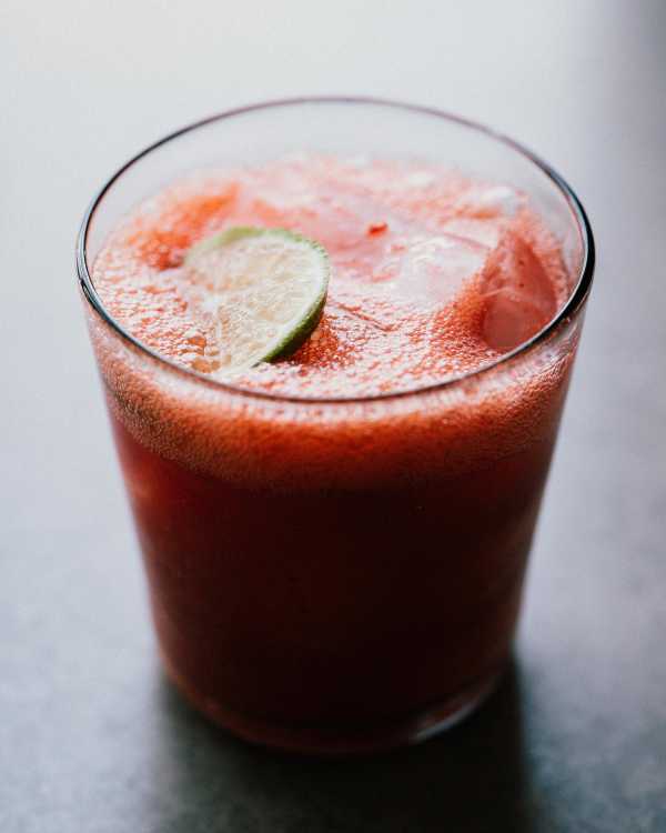 Strawberry Basil Margarita