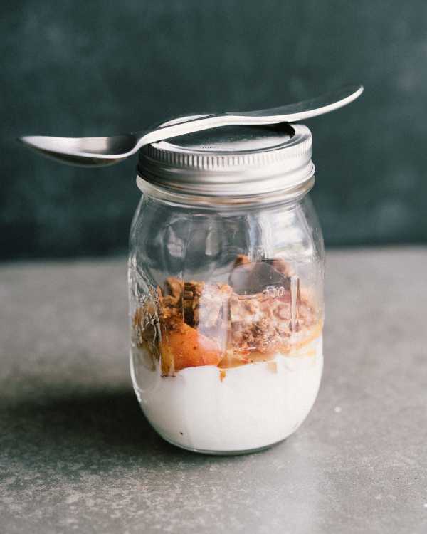 Apple, Yogurt & Grain Free Granola Parfaits