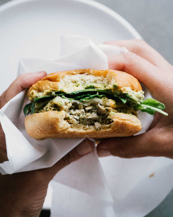 Pesto White Bean Burgers