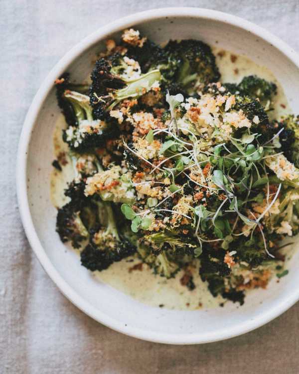 Crispy Broccoli Caesar