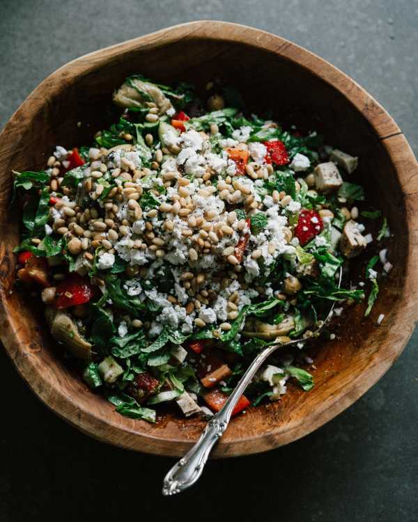 Loaded Greek Chicken Salads