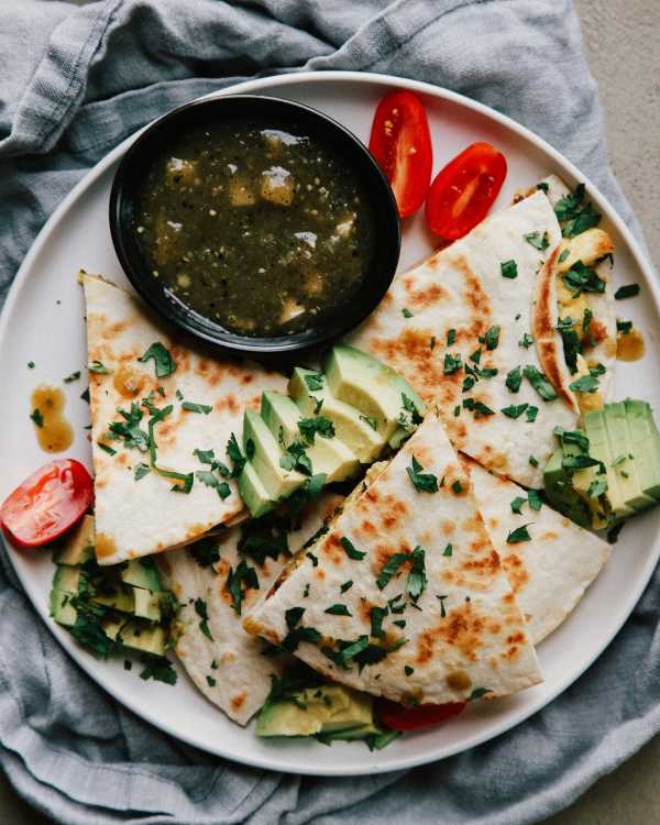 Cheesy Breakfast Quesadillas