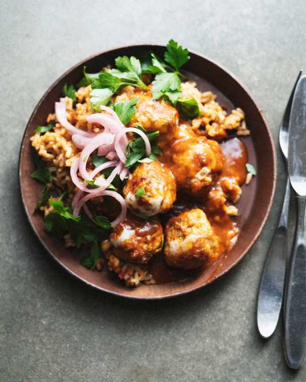 Chicken Enchilada Meatballs