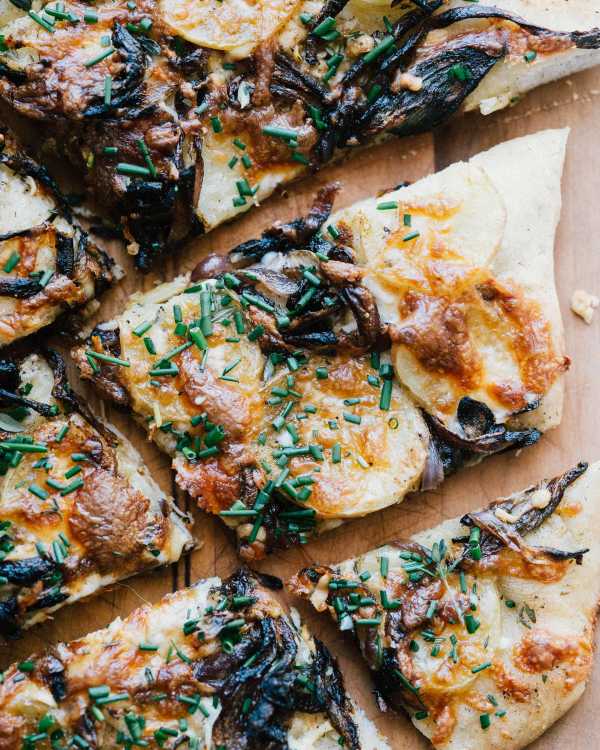 Simple Potato & Onion Flatbread