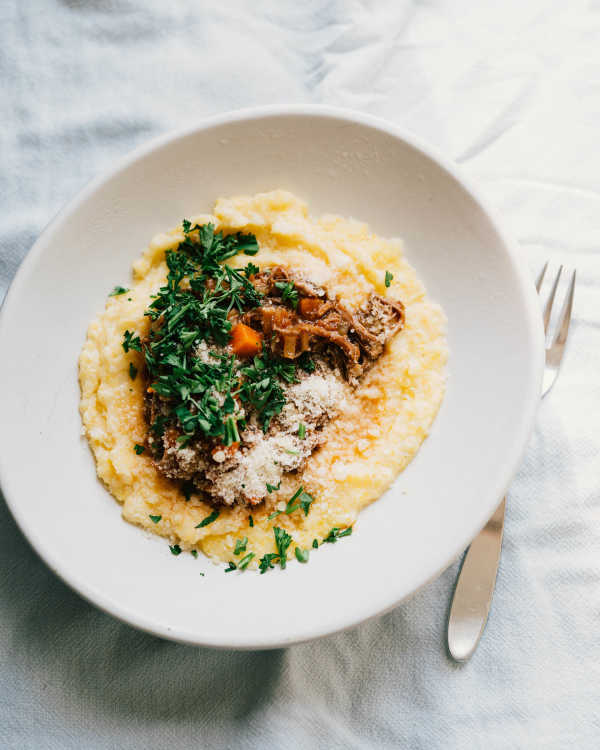 Slow Cooked Ragu & Parmesan Polenta
