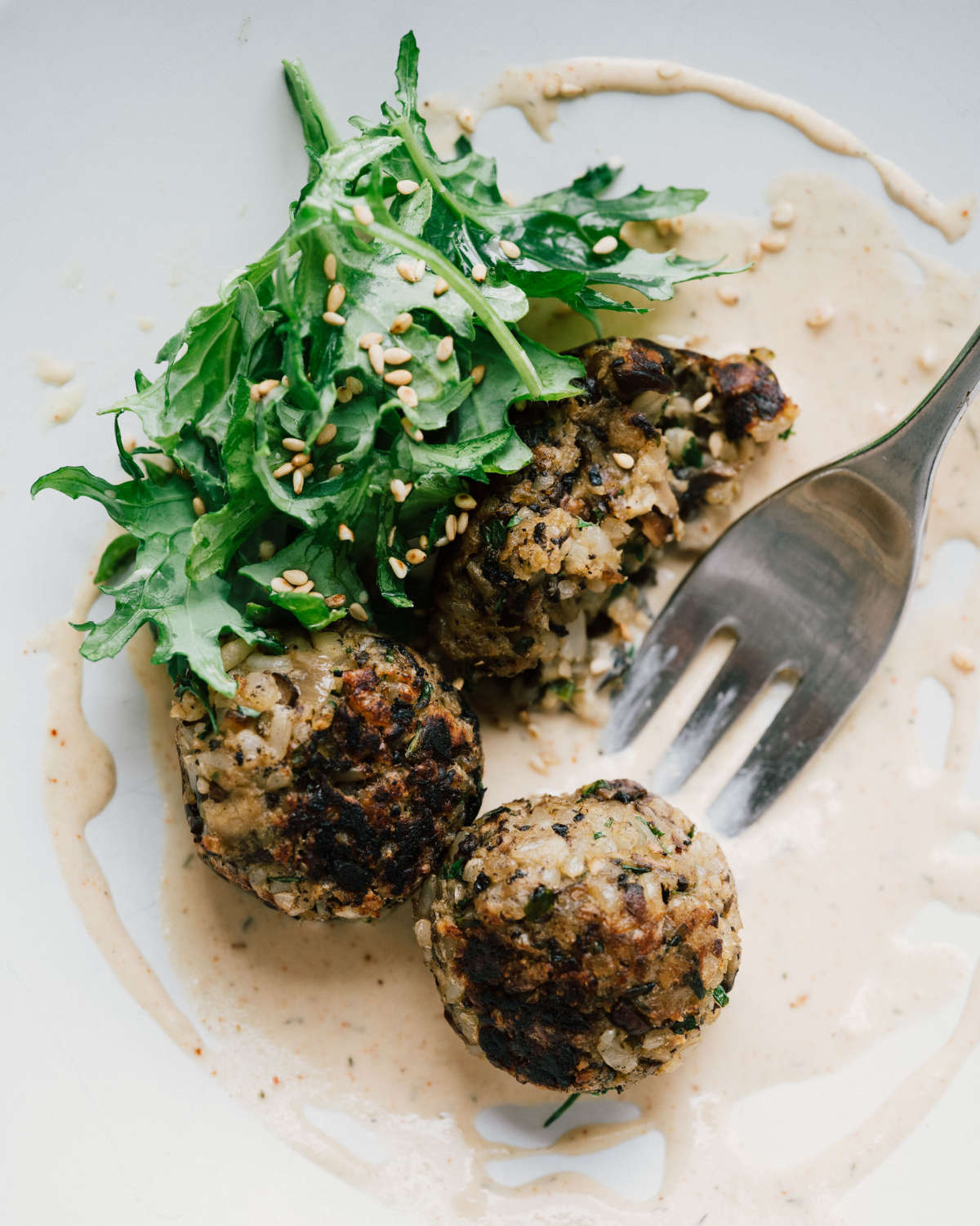 Eggplant Mushroom 'Meatballs'