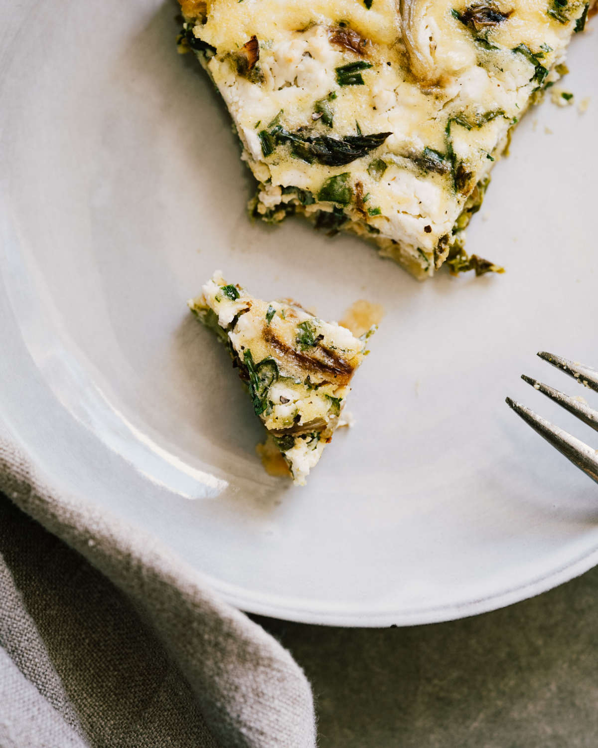 Asparagus & Goat Cheese Quiche