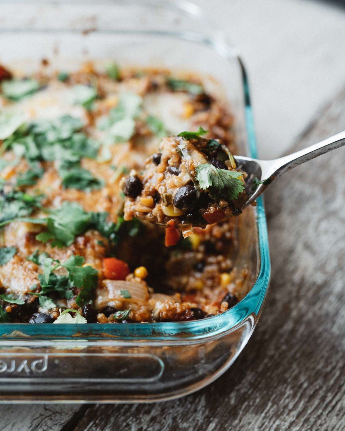 Quinoa Enchilada Casserole