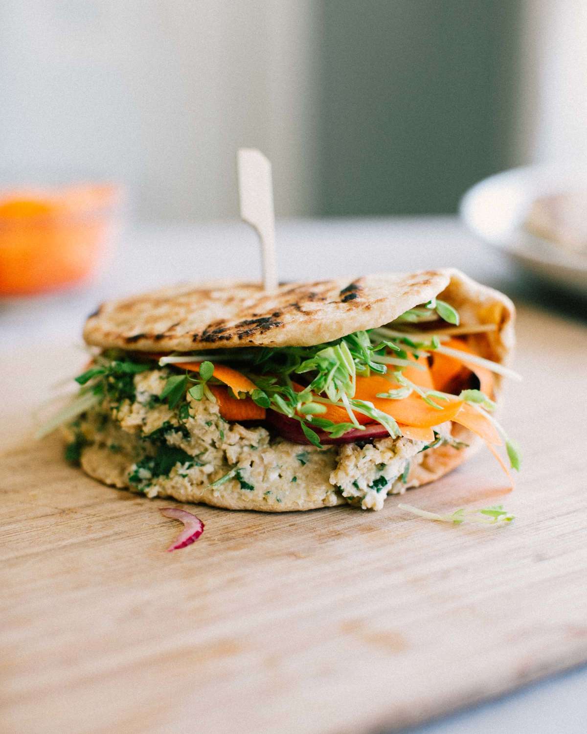 Chickpea Naan'wich