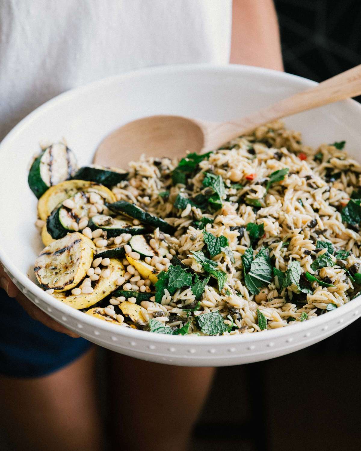 Zucchini Orzo Salad