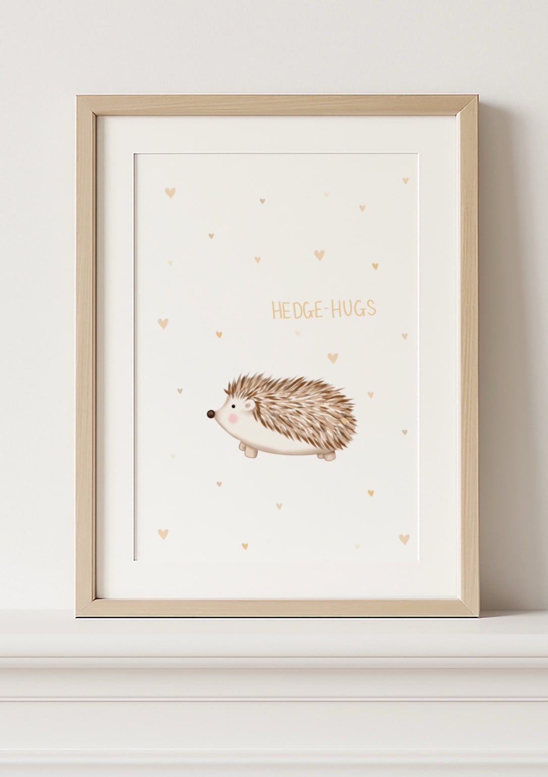 Children's Animal Wall Art - Hedge-hugs A3/A4 Illustration | Sketched ...