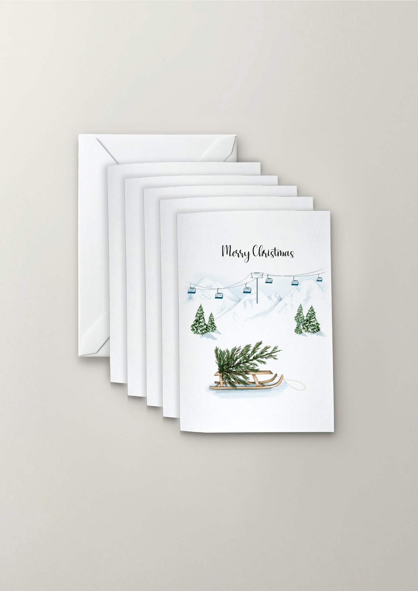 christmas pine pack of 5