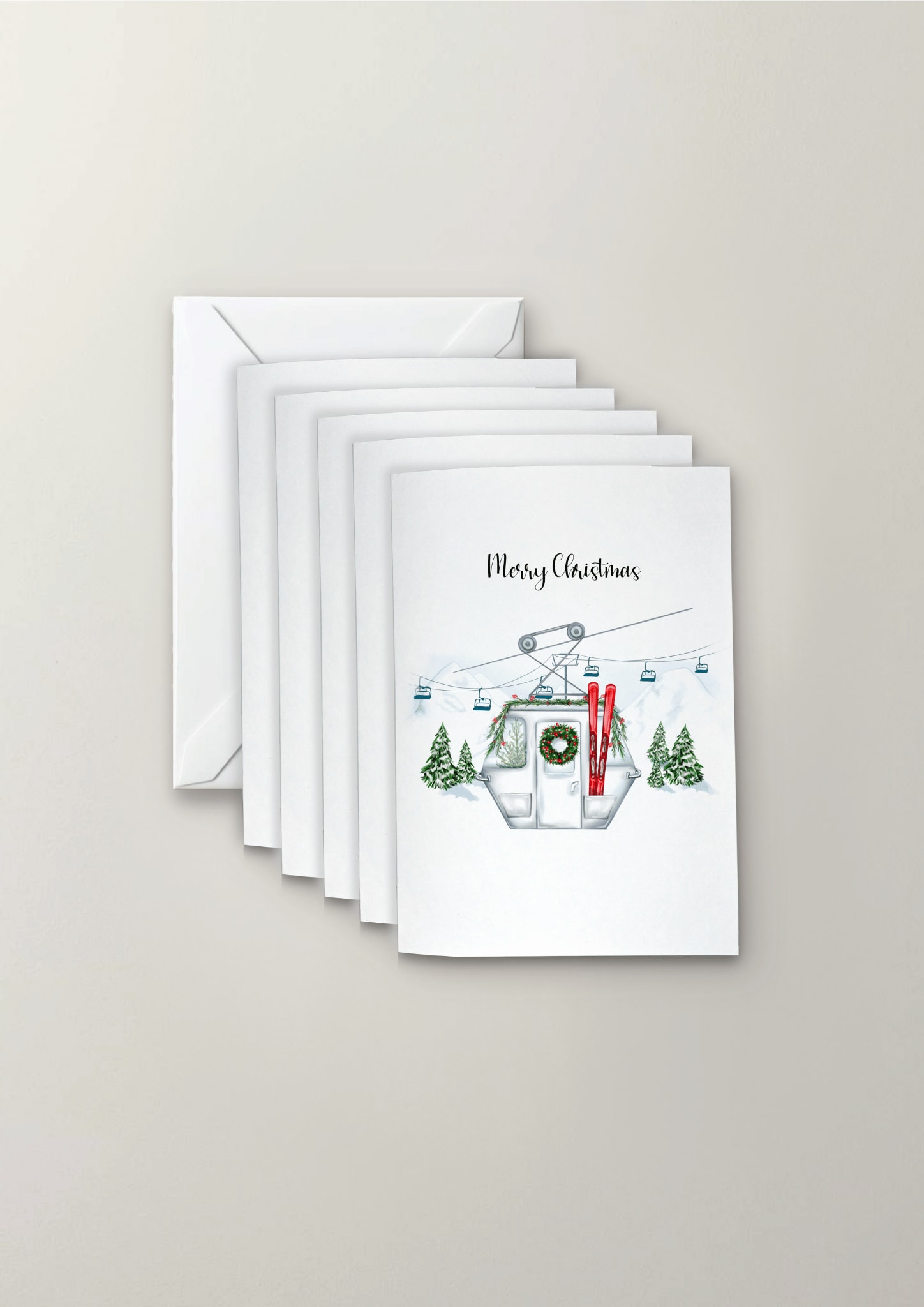 gone skiing pack of 5