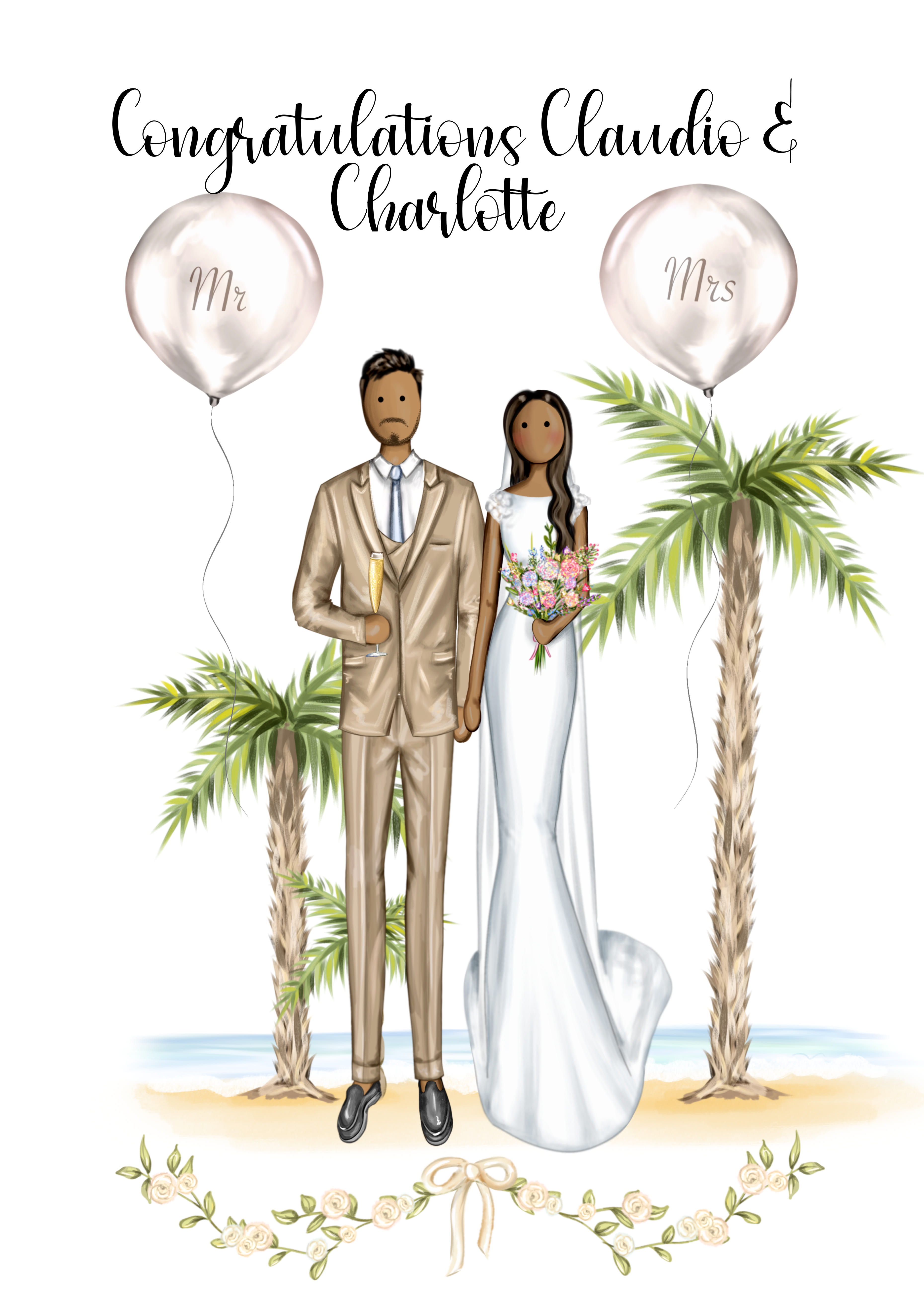 wedding mock up