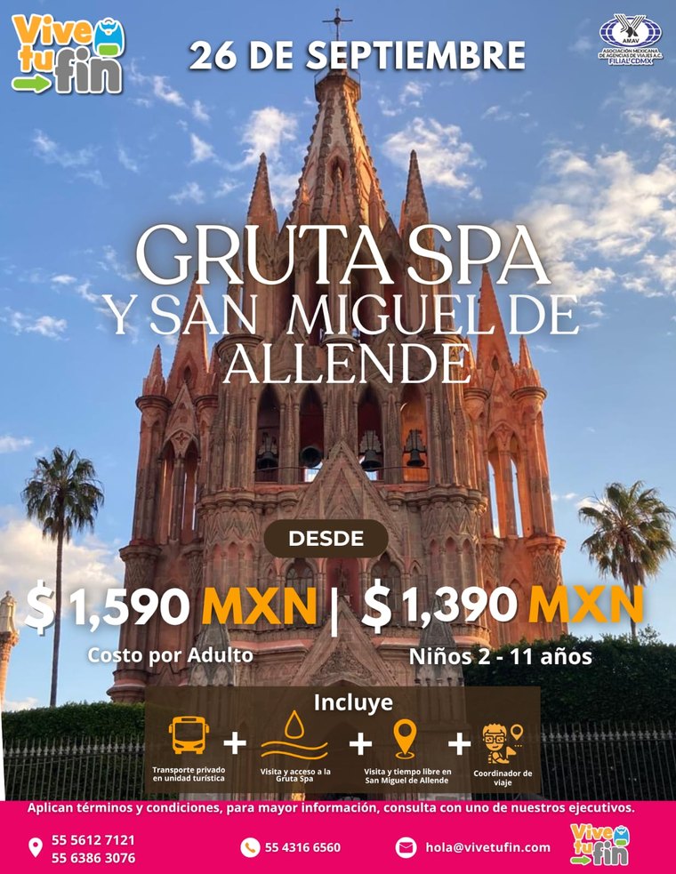 Gruta Spa y San Miguel de Allende