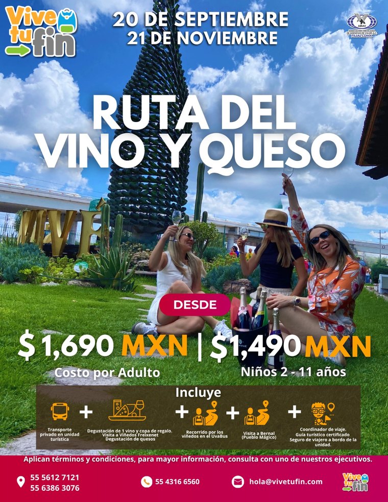Ruta del Vino y Queso