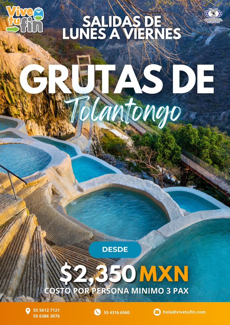 Grutas de Tolantongo (salida diaria)