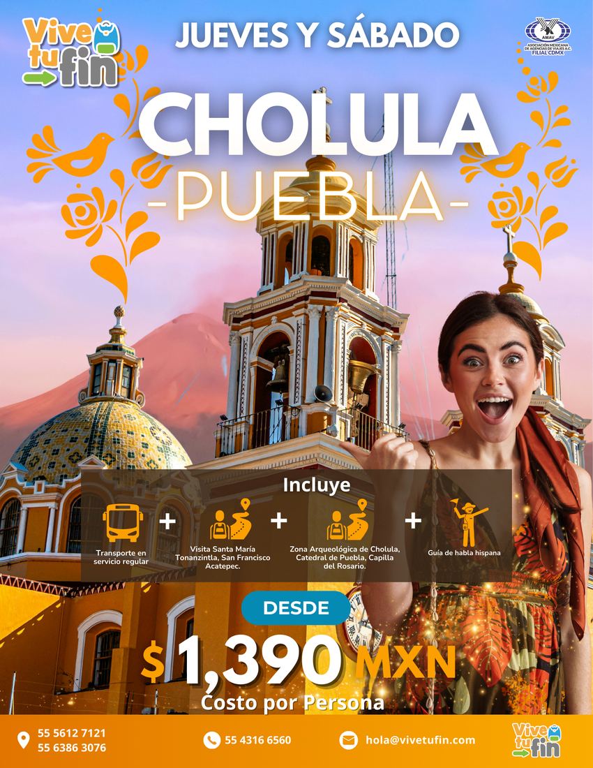 Cholula y Puebla