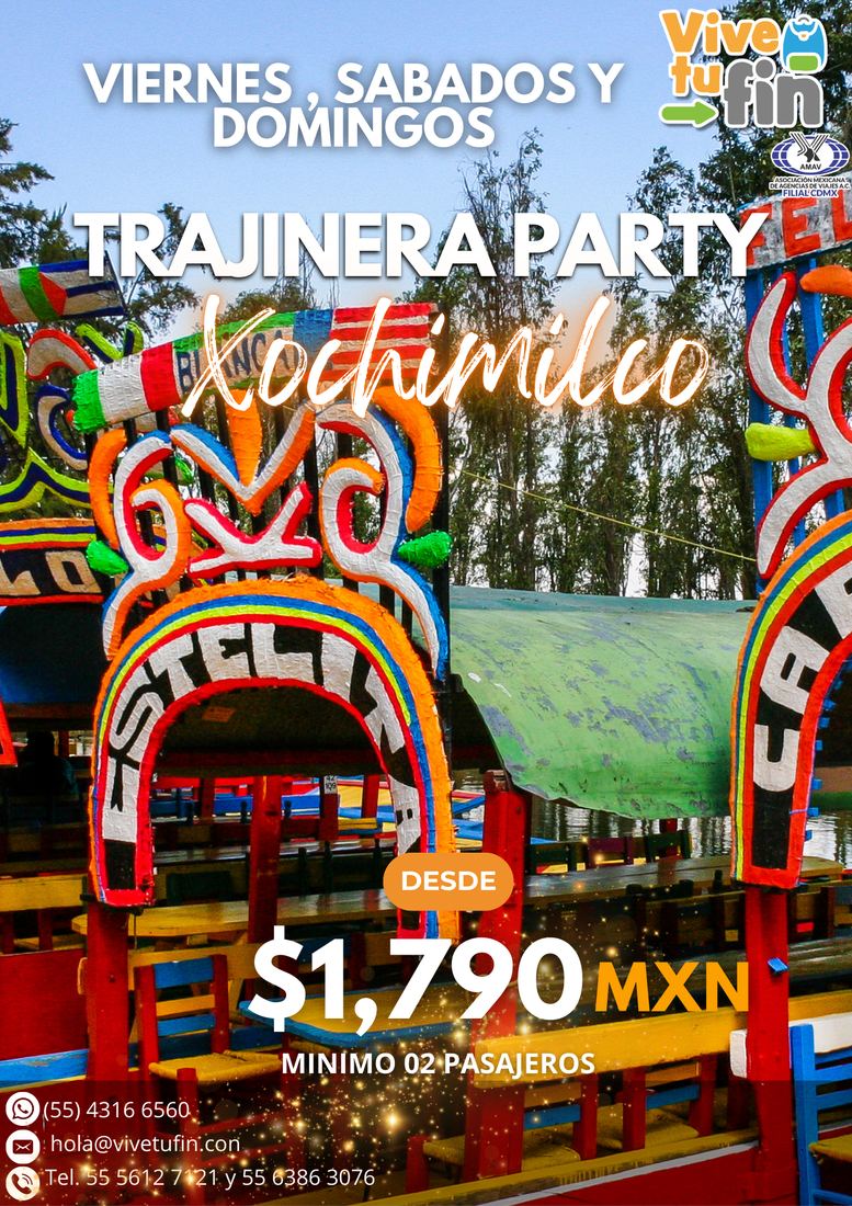 Trajinera Party Xochimilco