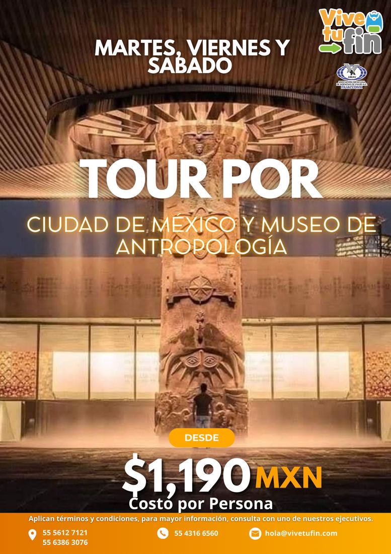 Tour por Ciudad de México y Museo de Antropología
