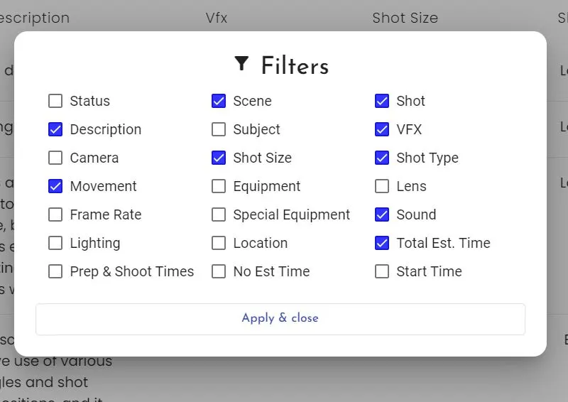 filters