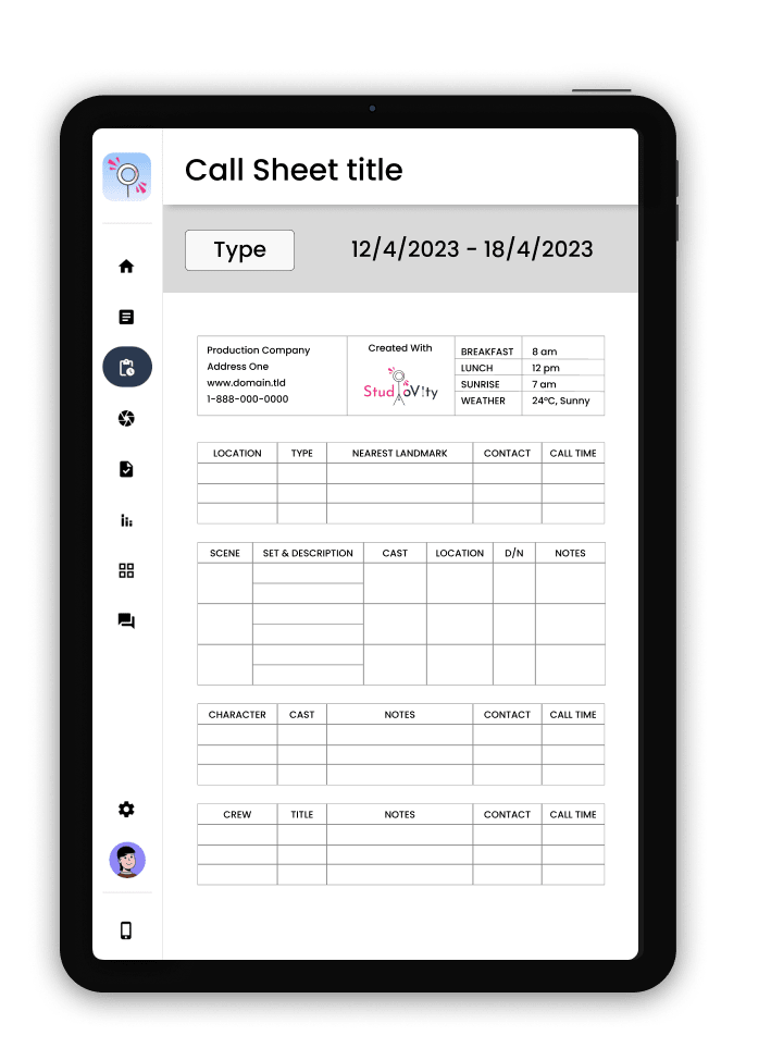 callsheet_ipad