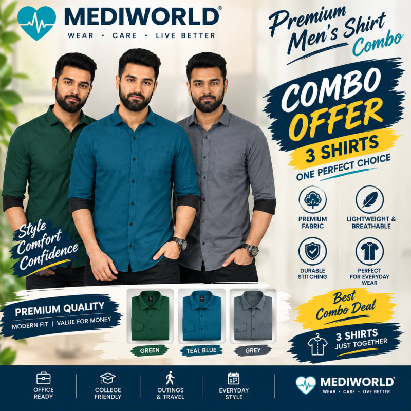 Shirt combo offer size L