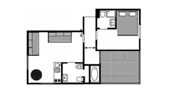 2-rumsl�genhet - 4 personer (Type 2)