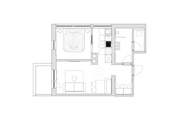 2-rumslgenhet - 2/4 personer (Nr 17)