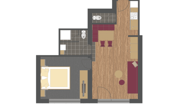 2-vrelses lejlighed - 4 personer (Type B/G)