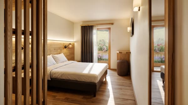 Dobbeltv�relse med terrasse