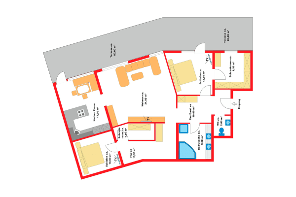 3-v�relses lejlighed - 4 personer
