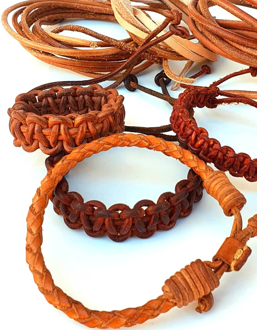 How to make leather bracelets sale