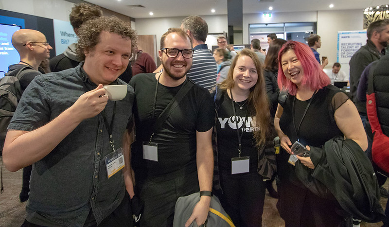 People enjoying a break at YOW! Perth 2018