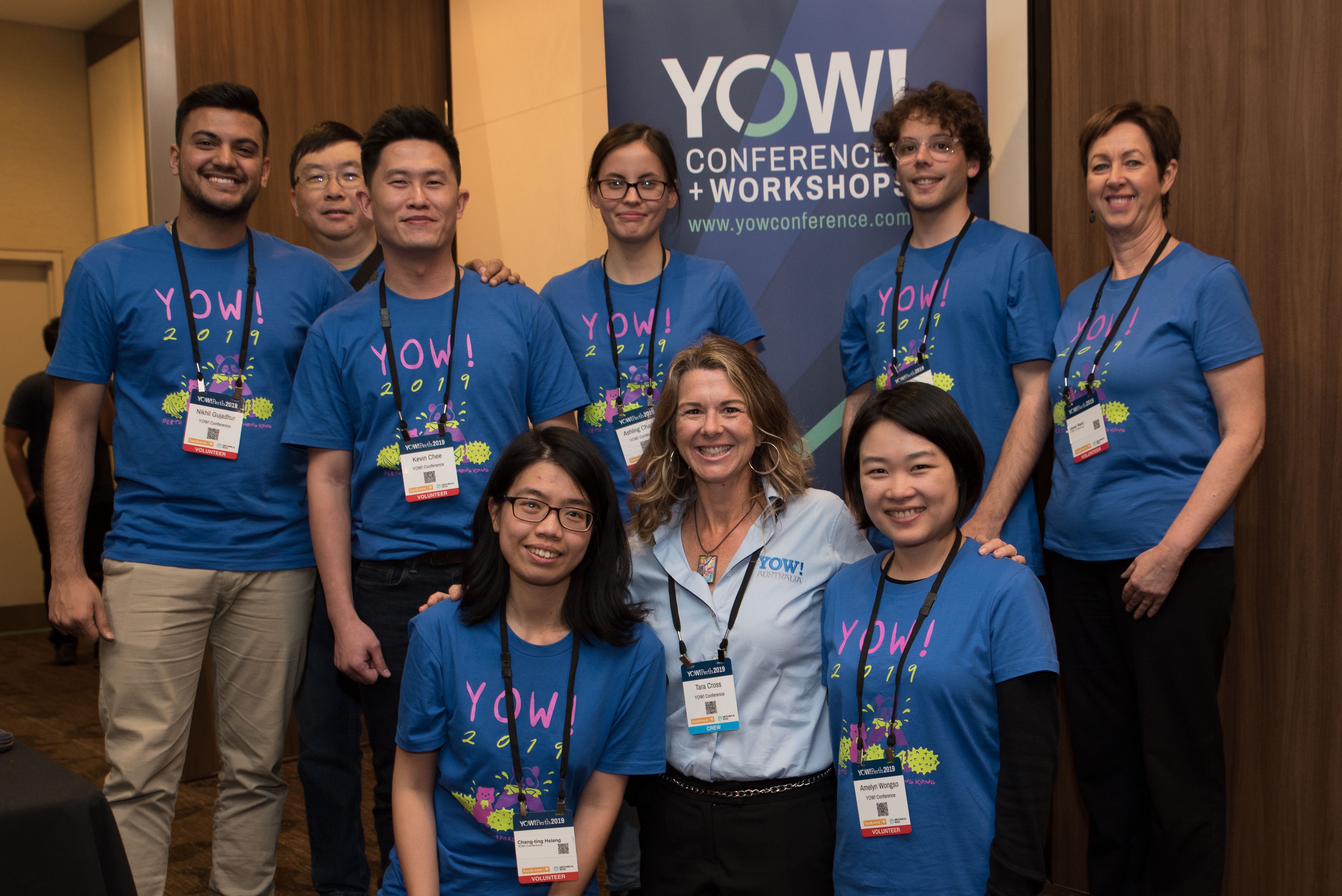 Volunteers at YOW! Perth