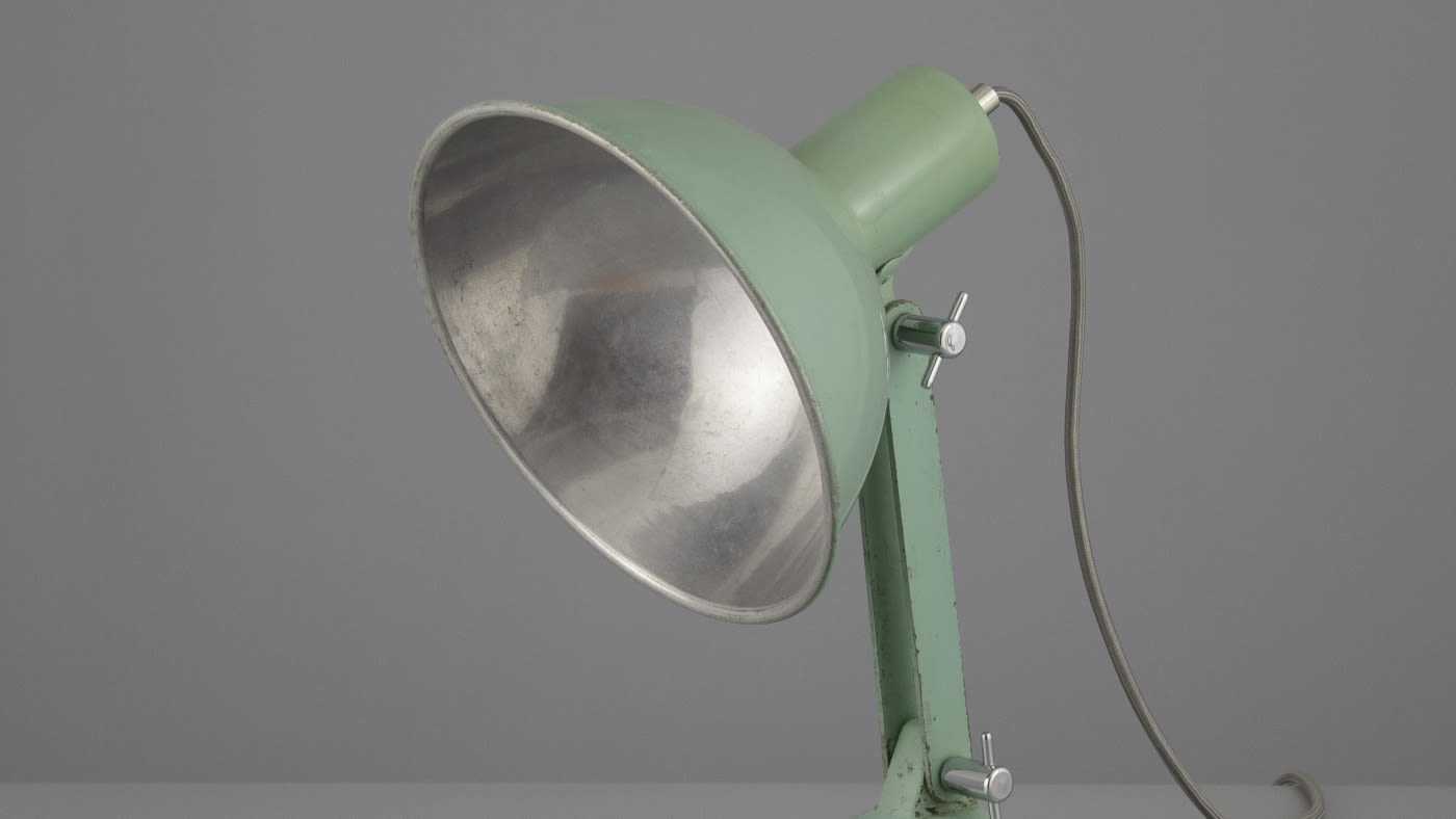 Elegant Czech opaline pendants and Industrial British tank lights