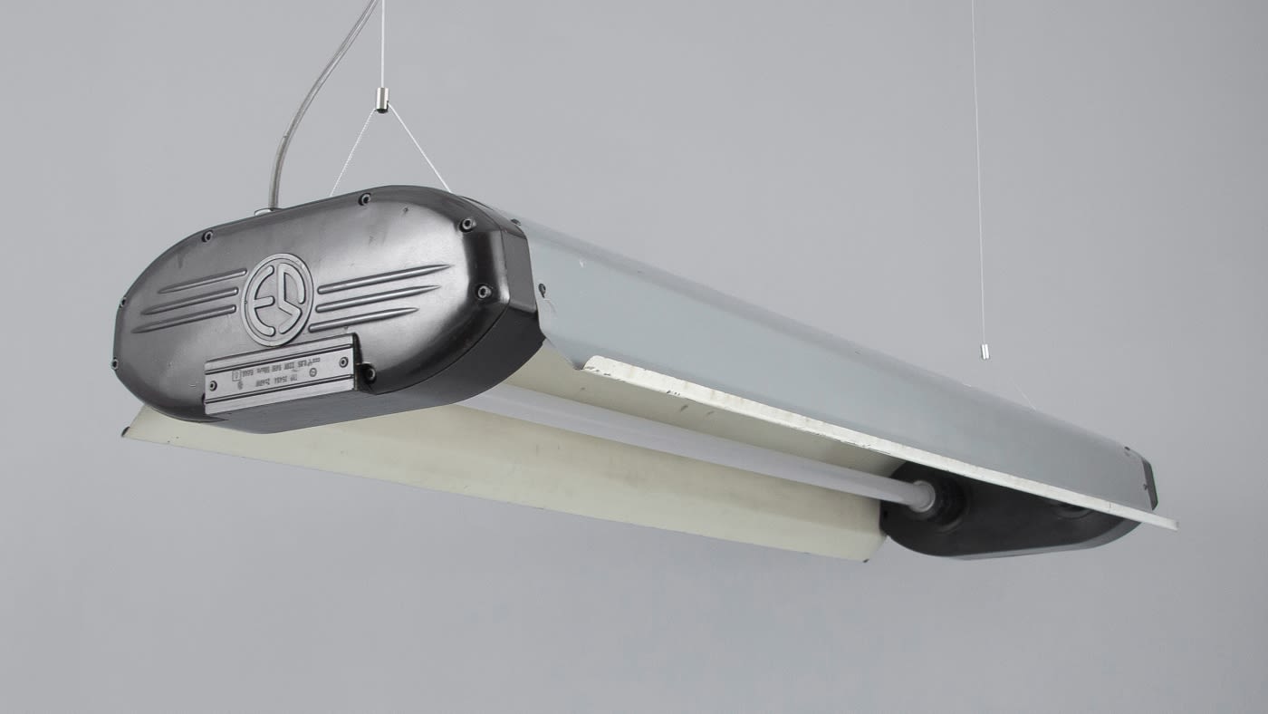 Retro glass wall lights and vintage linear pendants