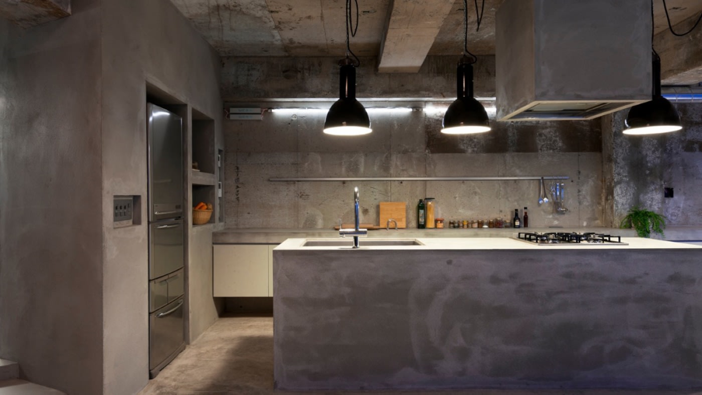 The Concrete apartment in Nagoya Japan