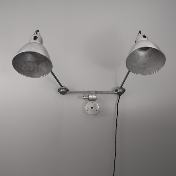 Salvaged factory notice board light Vintage Lighting skinflint