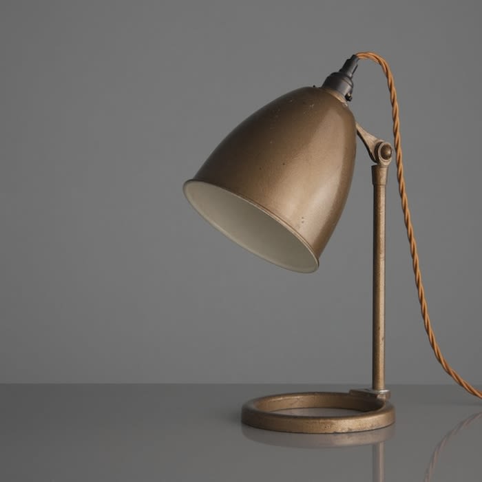 Laboratory lights. Circa 1950 skinflint