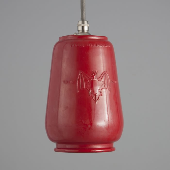 1930s Hurricane Lamp Pendants Skinflint - Vintage Red Glass Hurricane Lamp 1930s Hurricane Lamp Pendants Skinflint - Vintage Red Glass Hurricane Lamp