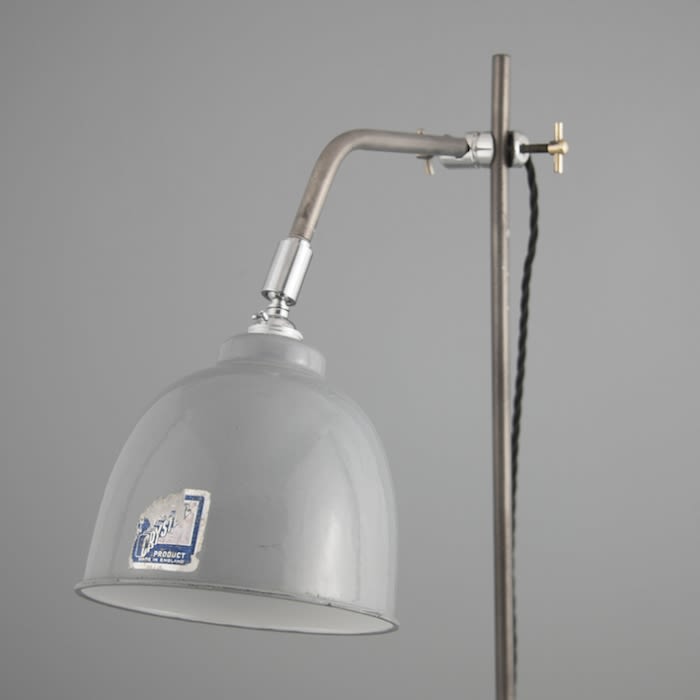 Vintage laboratory table light skinflint