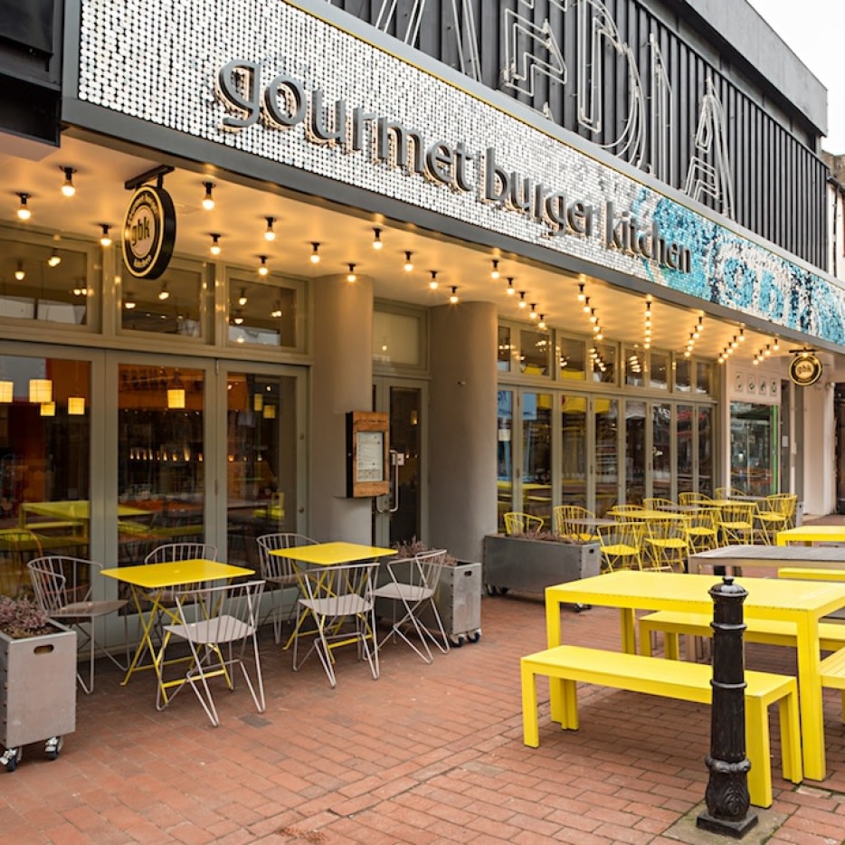 GBK, Brighton | Gourmet Burger Co | Lighting Design | skinflint