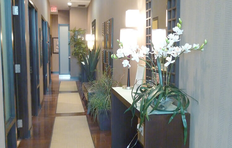 skin vitality medical clinic richmond hill hallway