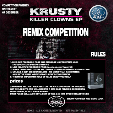 Krusty - Killer Clowns ( Original mix ) SBP003 Artwork