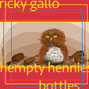 Ricky Gallo - hempty hennies bottles Artwork