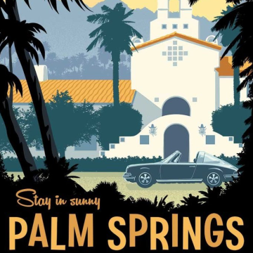 Luna Shadows - Palm Springs (feat. In.Drip.) (Samwhere Out There Remix) Artwork