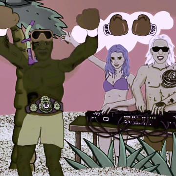 Tiki Lau - Mike Tyson (feat. Mike Tyson) (The Vortex Spaceship Ride Remix) Artwork