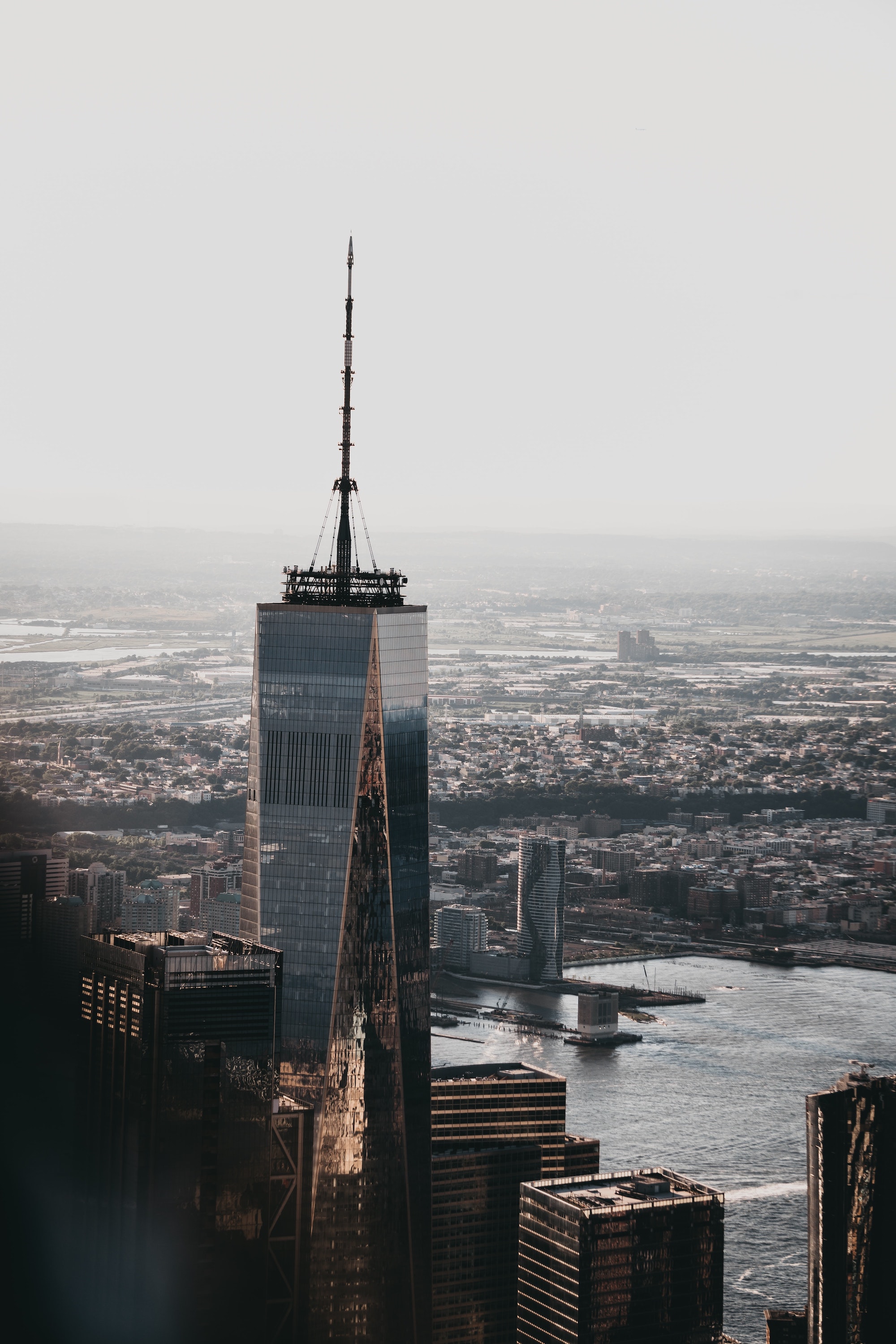 Vista del One World Trade Center en Nueva York